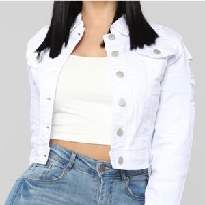 White Jean Jacket